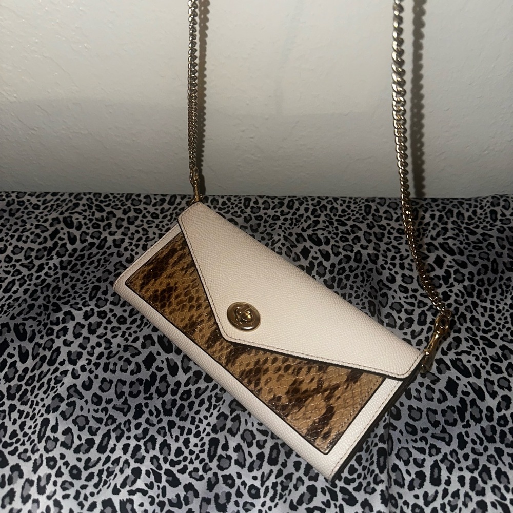 Coach Wallet with Chain EUC